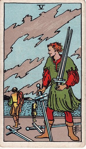 Five of Swords tarot card