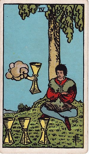 Four of Cups tarot card