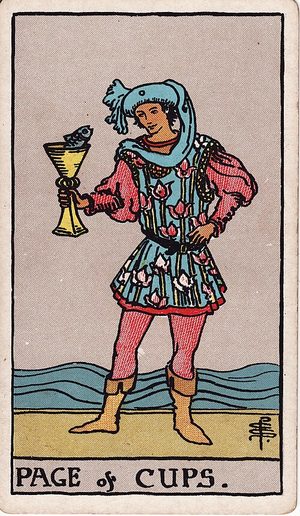 Page of Cups tarot card