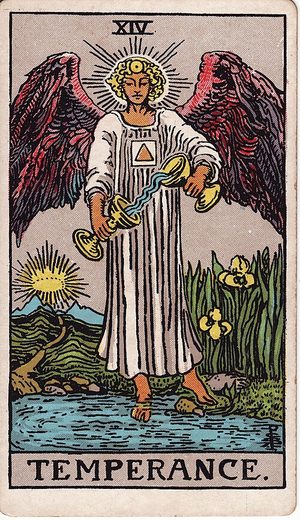 Temperance tarot card